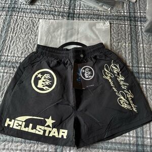 Hellstar Path To Paradise Nylon Athletic Shorts Medium